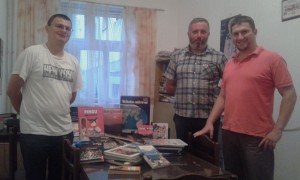 Детаљ са доделе књига у ОШ "20.октобар" у селу Власе, општина Врање