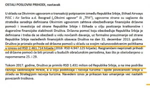 Губитак Ер Србије у 2017. најмање пет милиона евра, досад добили скоро 250 милиона евра субвенција