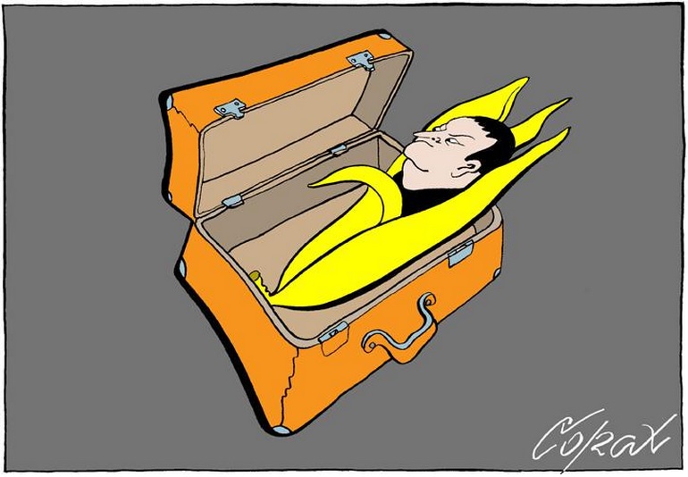 Corax-karikatura-Dacic-banana