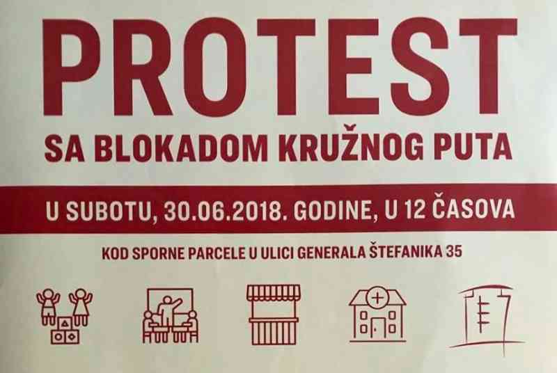 Poziv na protest stanovnika naselja Stepa Stepanović